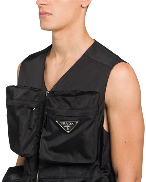 prada pulliver|prada light re nylon vest.